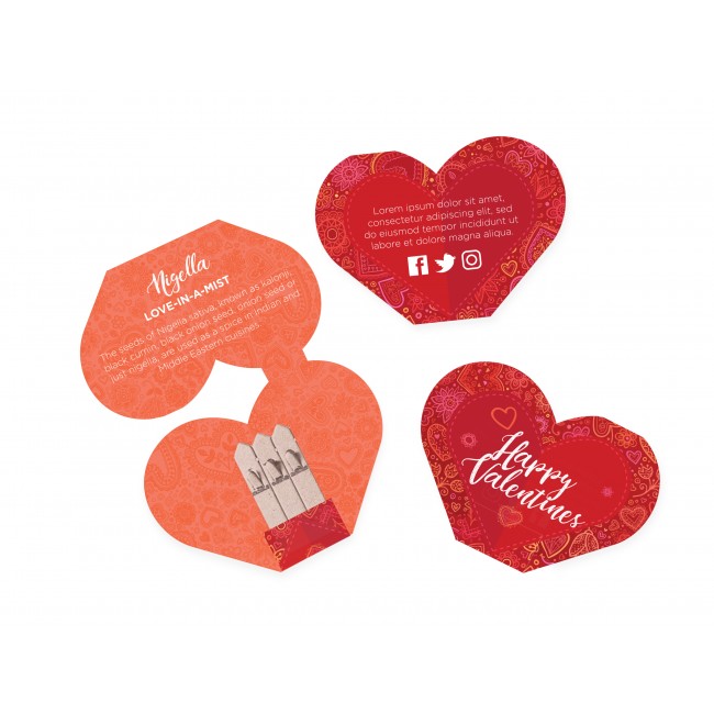 Promotional Heart Seedsticks