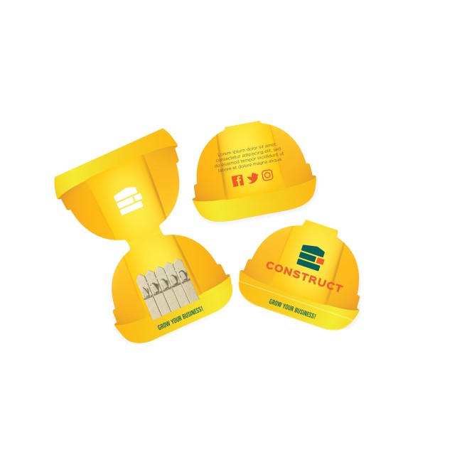 Promotional Hard Hat Seedsticks