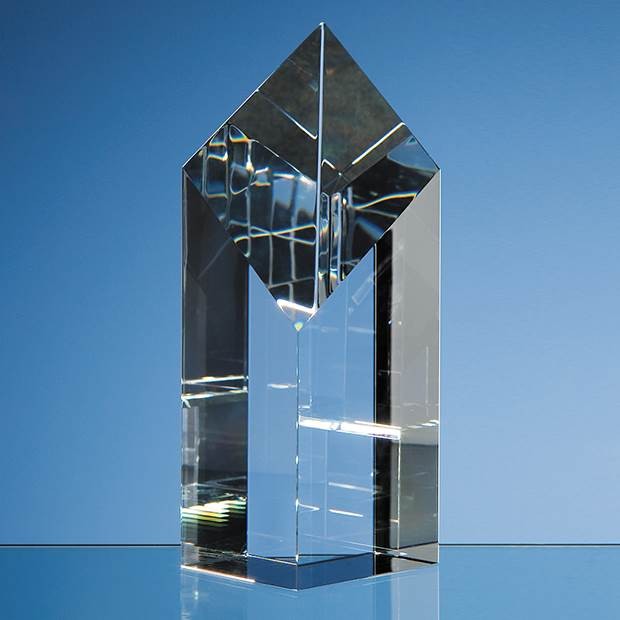 Promotional 18cm Optical Crystal Diamond Award