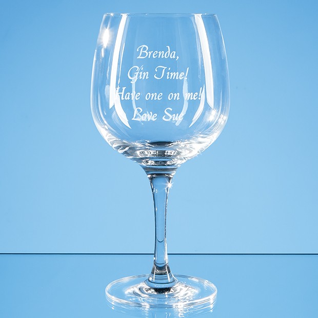 Promotional 755ml Connoisseur Spanish Gin Glass