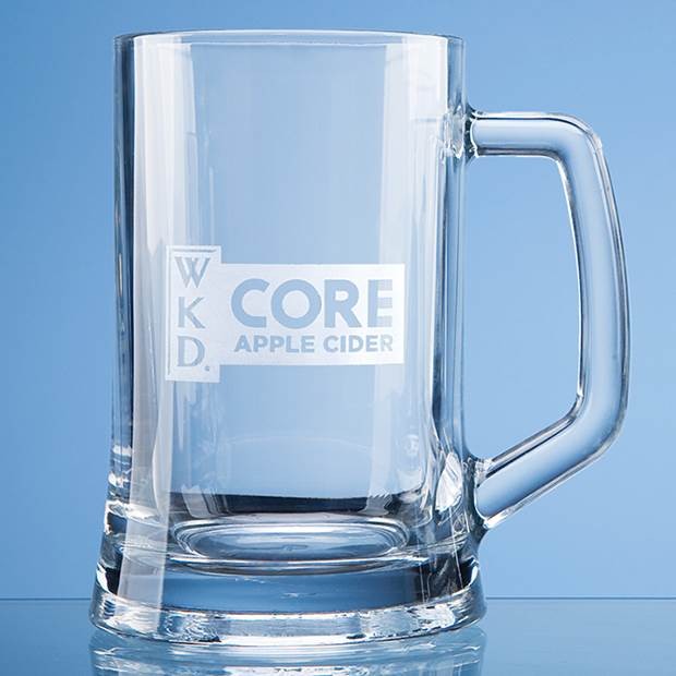 Promotional 0.67ltr Large Plain Straight Sided Tankard