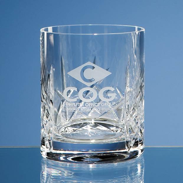 Promotional 320ml Flamenco Crystalite Panel Whisky Tumbler