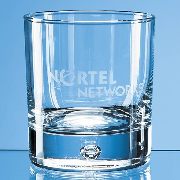 Promotional 330ml Bubble Base Whisky Tumbler