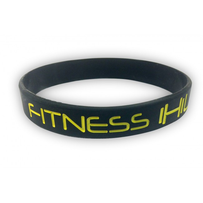 Promotional EXPRESS - Silicon Wristbands - Debossed with Colour Infill