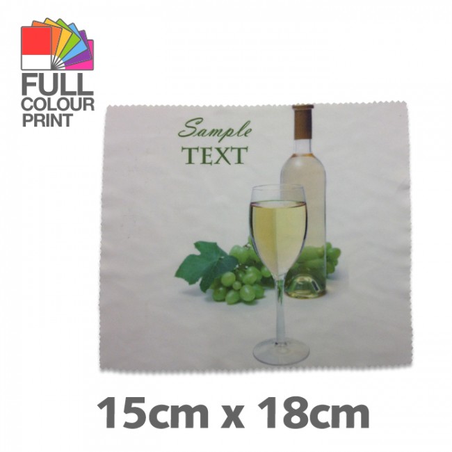 Promotional EXPRESS - 15x18cm Microfibre Lens Cloth