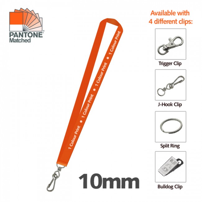 Promotional 5 DAY EXPRESS - 10mm Lanyard - 1 Side