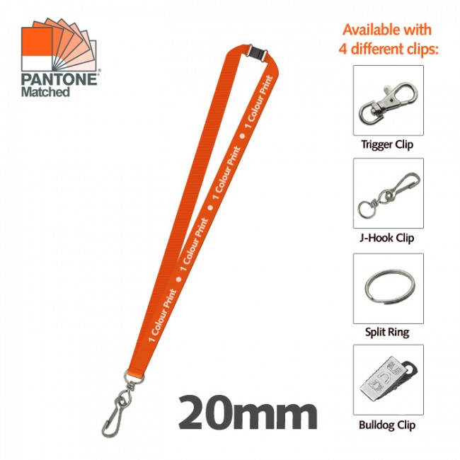 Promotional 5 DAY EXPRESS - 20mm Lanyard - 1 Side