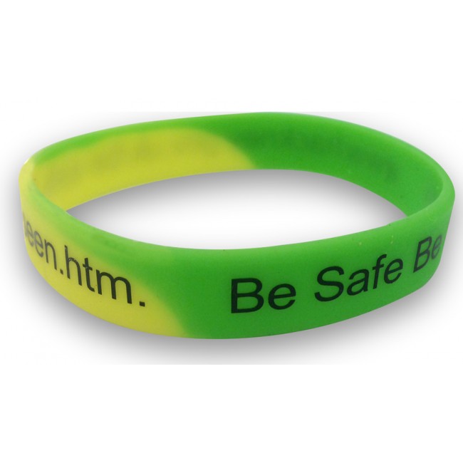 Promotional Multi Colour Wristband - Printed