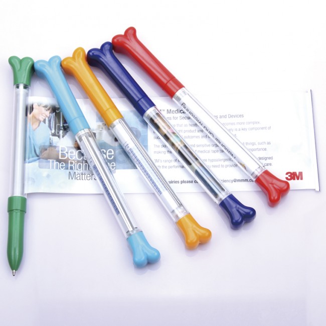 Promotional Banner Pen - Bone Shaped