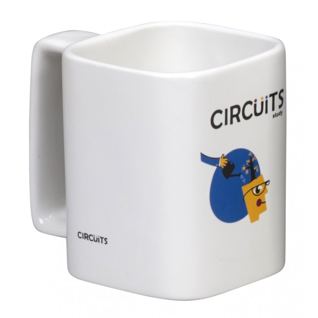 Promotional Square Earthenware Mug 