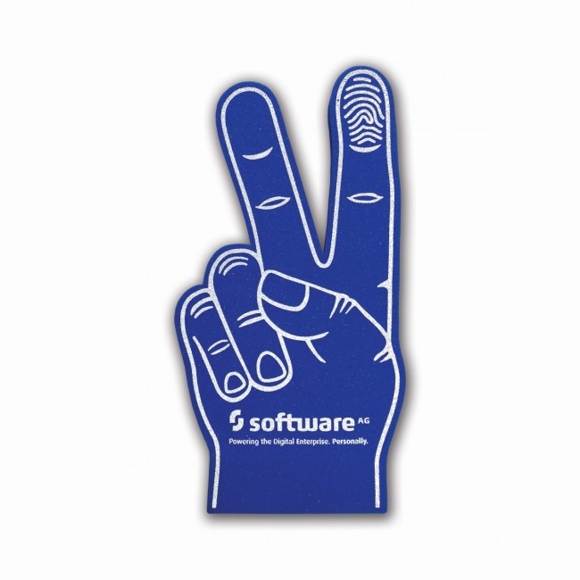 Promotional Category 2 shape foam hand printed 1 side - Image 2