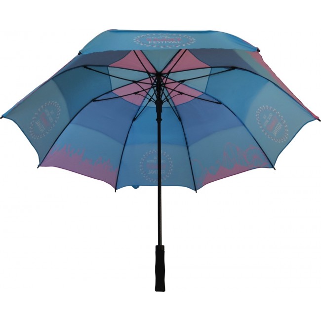 Promotional Fibrestorm Auto Vented Umbrella - Image 2