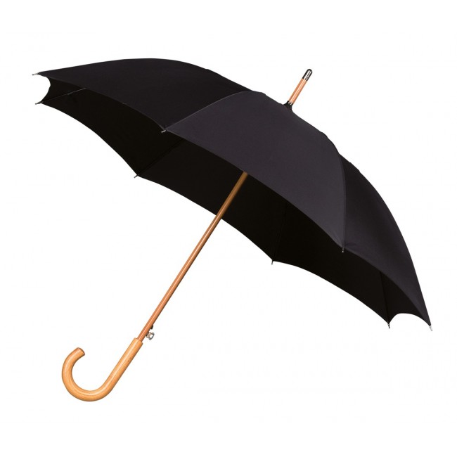 Promotional Executive Wood Crook Umbrella - Image 3