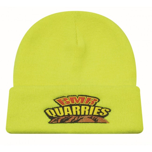 Promotional Luminescent Safety Acrylic Beanie - Toque