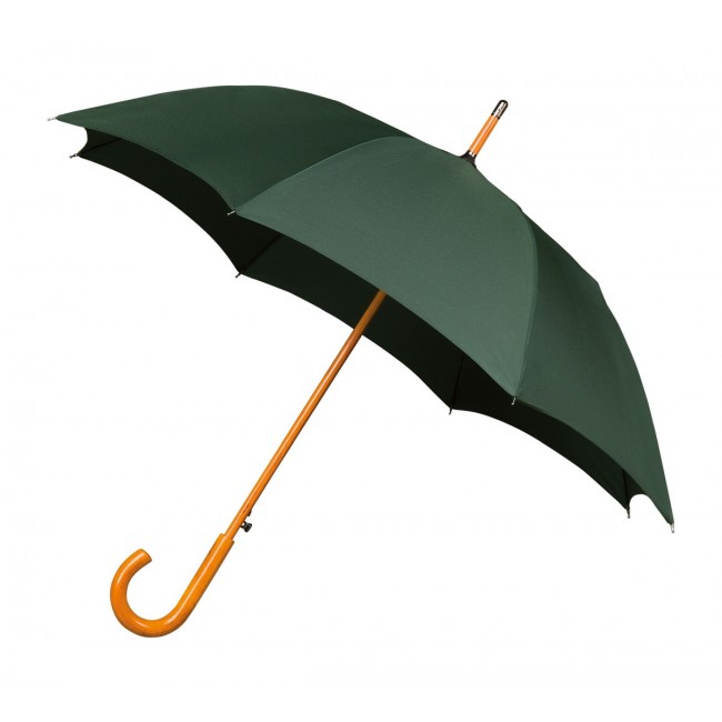 Promotional Executive Wood Crook Umbrella - Image 7