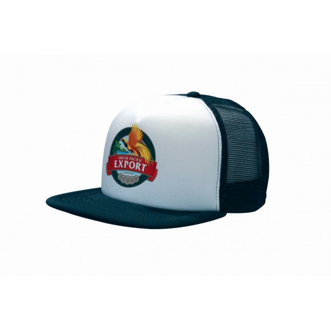 Promotional Trucker Mesh Cap With Flat Peak