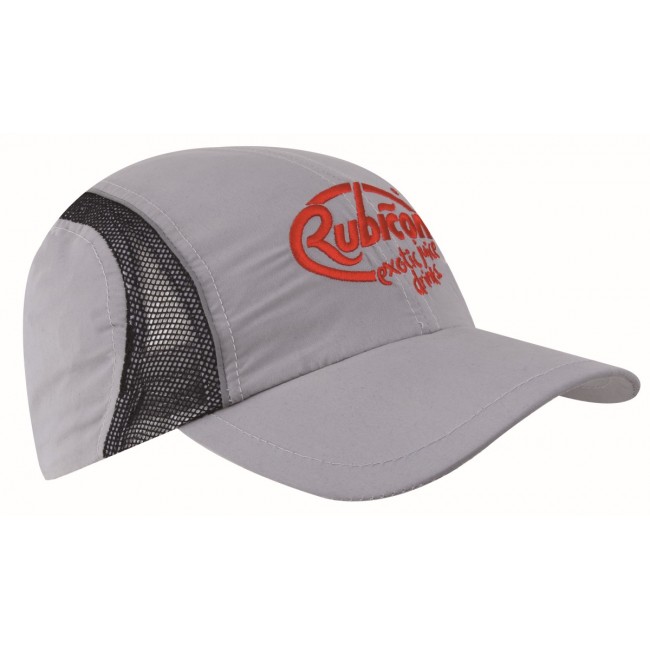 Promotional Micro Fibre & Mesh Sports Cap with Reflective Trim