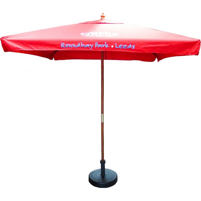 Promotional 2m Square Wooden Parasol