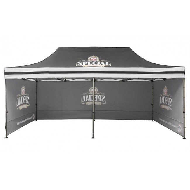 Promotional 6m x 3m Gazebo Including x3 Side Walls