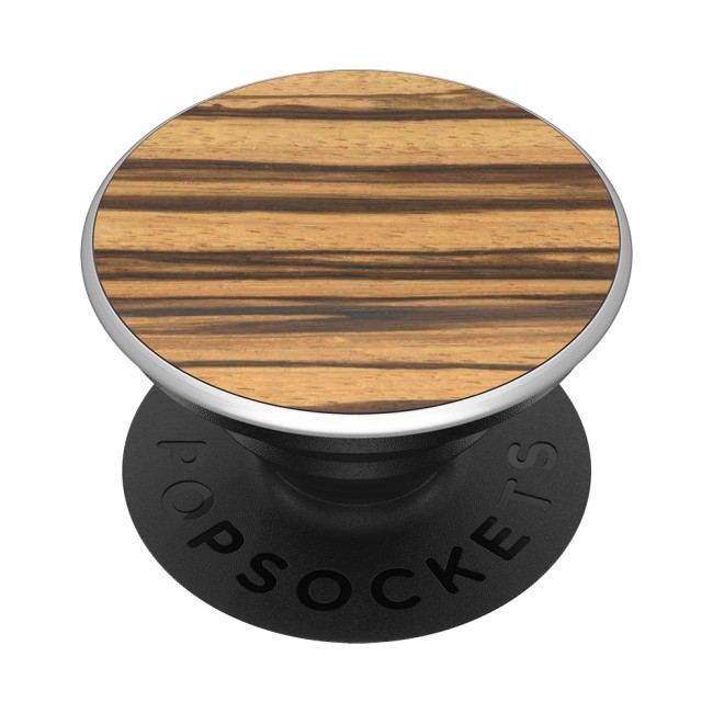 Promotional Official Wooden Laser Etched PopSockets - Image 1