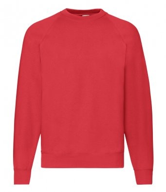 Promotional Fruit of the Loom Classic Raglan Sweatshirt - Image 5