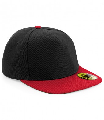 Promotional Beechfield Original Flat Peak Snapback Cap - Image 3