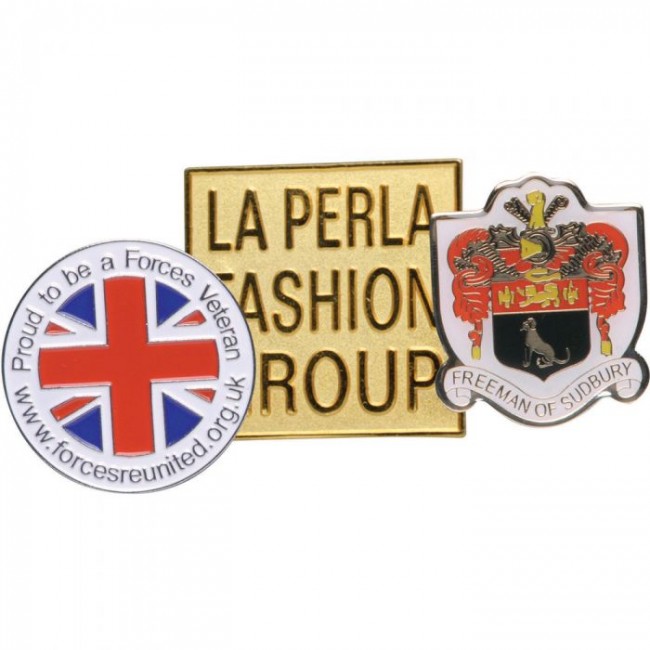 Promotional Synthetic Hard Enamel Badges 30mm