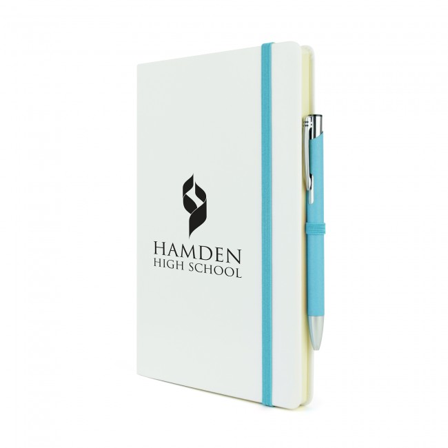 Promotional A5 Mole Mate White Notebook - Image 5