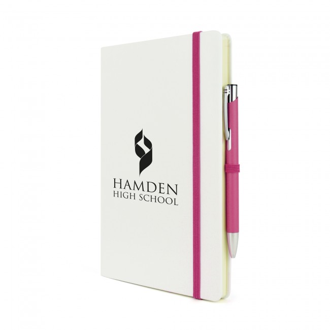 Promotional A5 Mole Mate White Notebook - Image 6