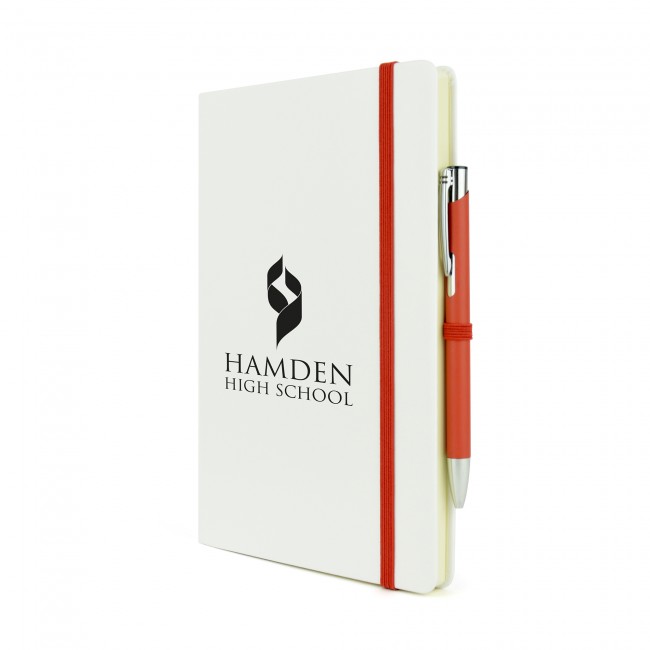 Promotional A5 Mole Mate White Notebook - Image 8