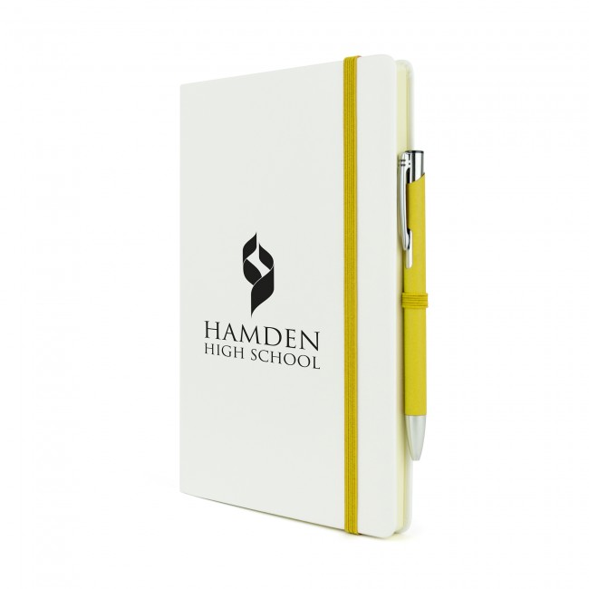 Promotional A5 Mole Mate White Notebook - Image 10