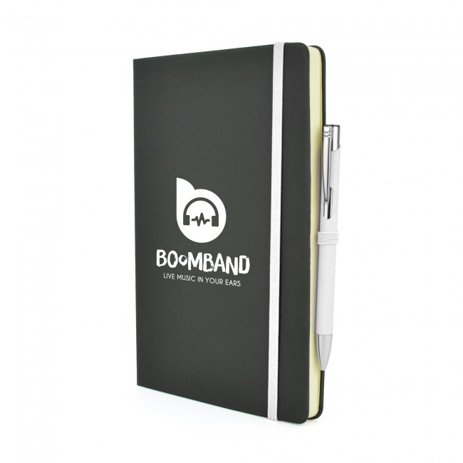 Promotional A5 Mole Mate Black Notebook - Image 2