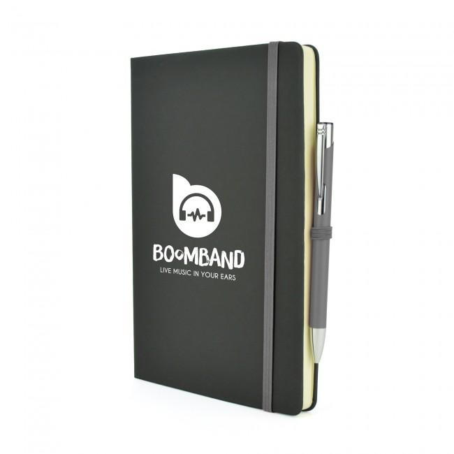 Promotional A5 Mole Mate Black Notebook - Image 7