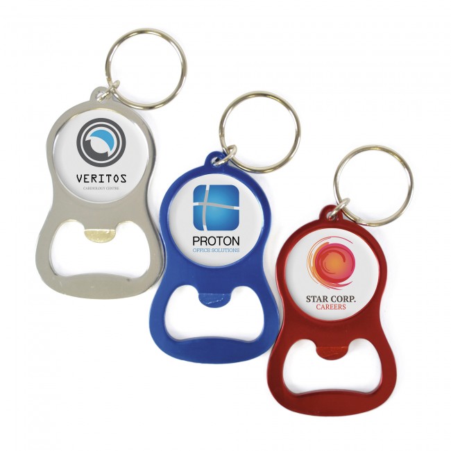 Promotional Bottle Opener Keyring