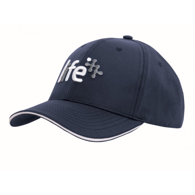 Promotional Sports Ripstop Cap with Sandwich Trim - Image 3