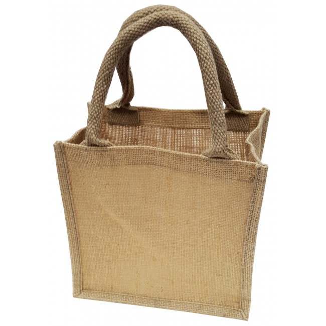 Promotional Mini Natural Jute Eco Shopper