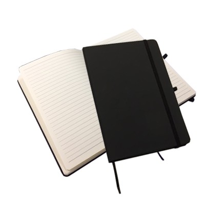 Promotional Disley A5 Classic Black Notebook