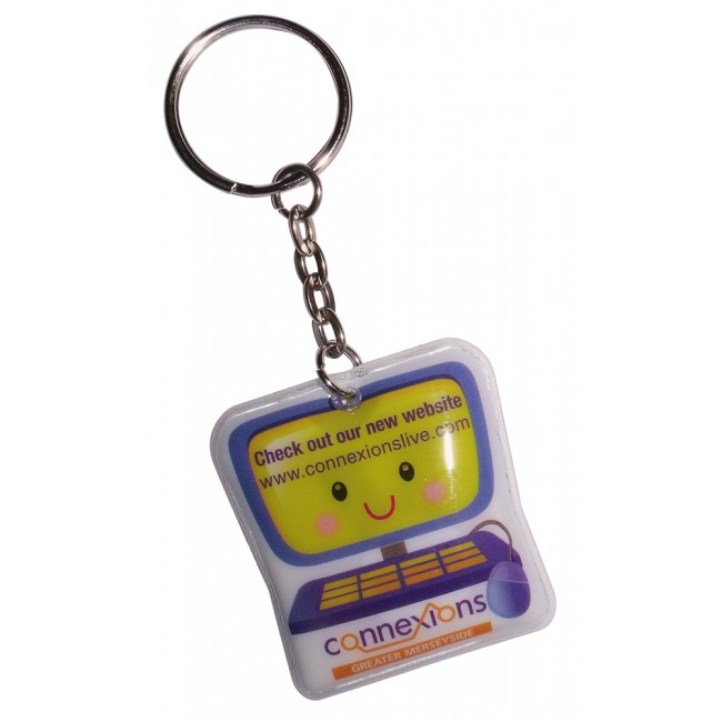 Promotional PVC Torch Keyrings