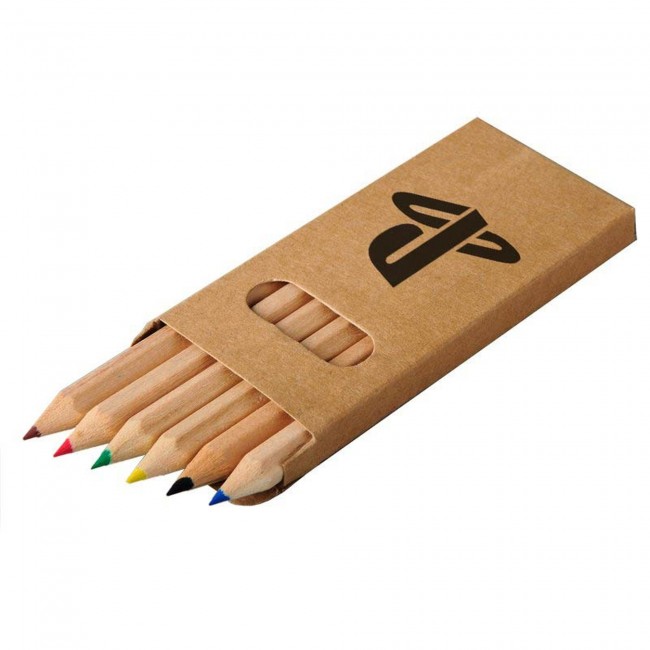 Promotional 6 Piece 9cm Pencil Set