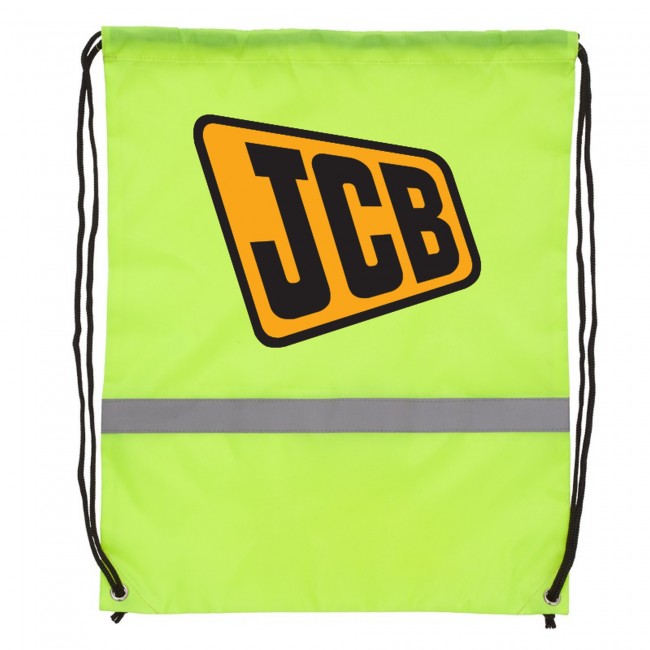 Promotional Reflective Drawstring Bag