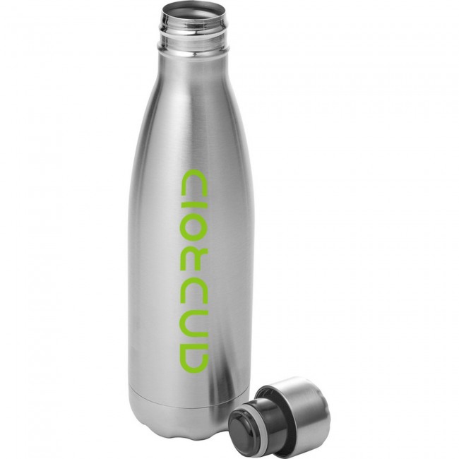 Promotional Silver Metal Sports Bottle