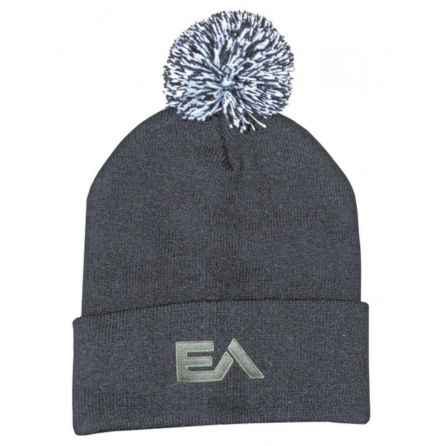 Promotional Acrylic Beanie with Pom Pom - Image 1