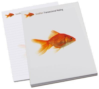 Promotional Writing Pad With Wrap Over Front Cover A6 50 sheets