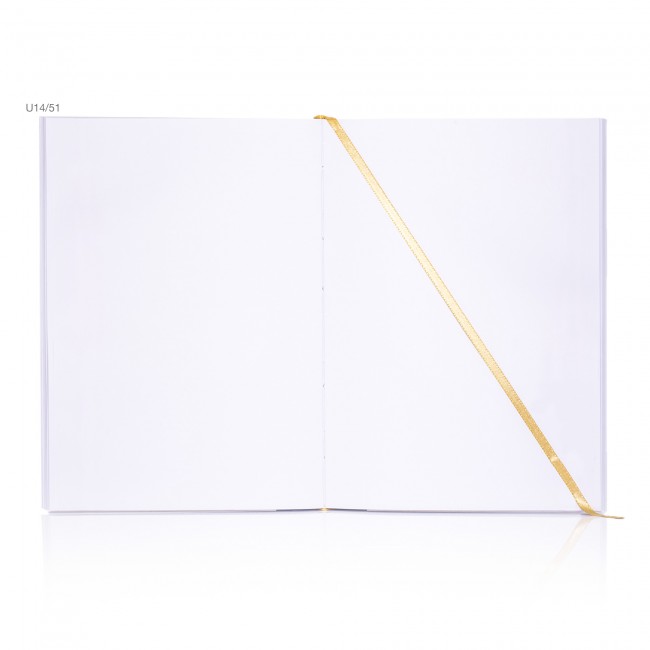 Promotional A5 Plain Paper Notebook White Book Block Only