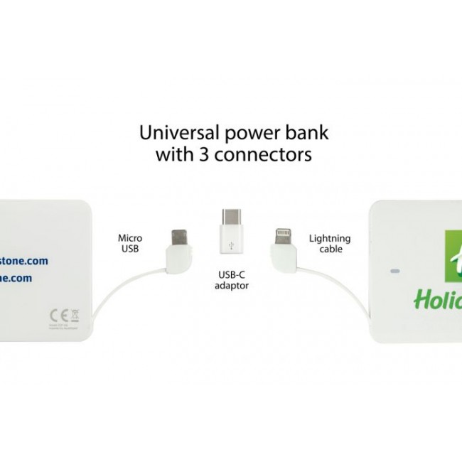 Promotional Credit Card Power Bank 2500mAh - Image 2