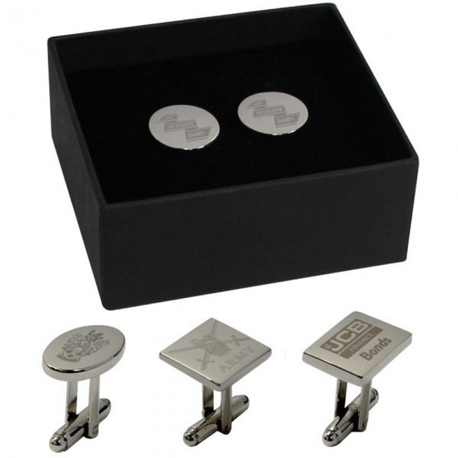 Promotional Plaza Cufflinks - Image 1