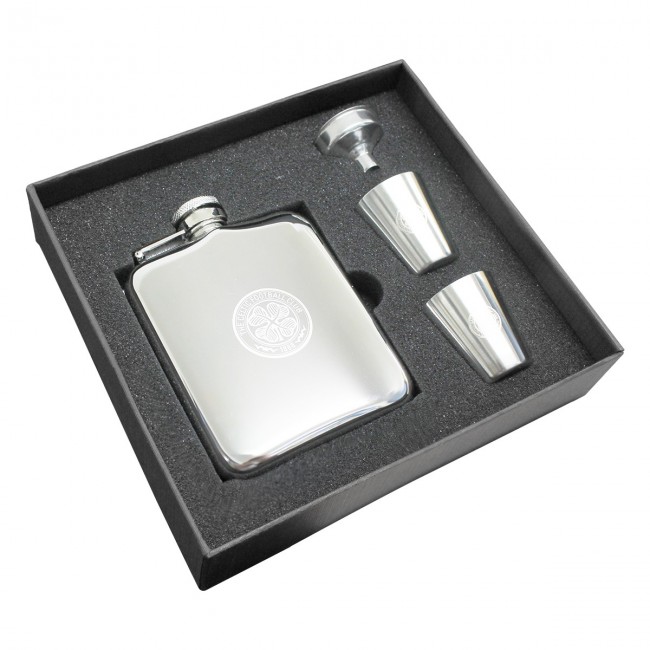 Promotional Kempton Hip Flask Set