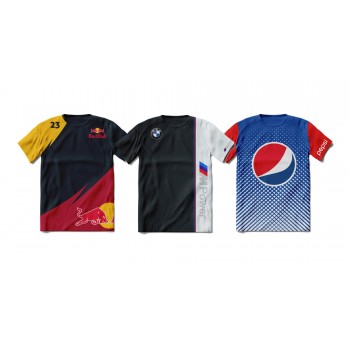 Custom Design Sports/Running T-Shirt/Top With Your Logo Printed Full Colour To Both Sides