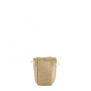 Medium Jute Drawstring Pouch