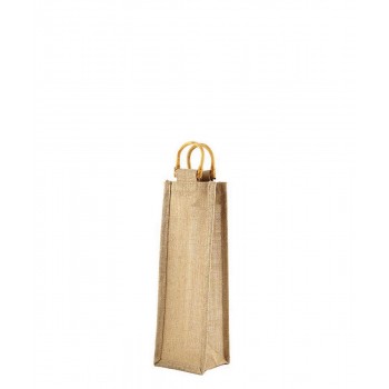 1 Bottle Jute Bag Natural